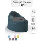 Горшок детский с крышкой Amarobaby Fort бирюзовй