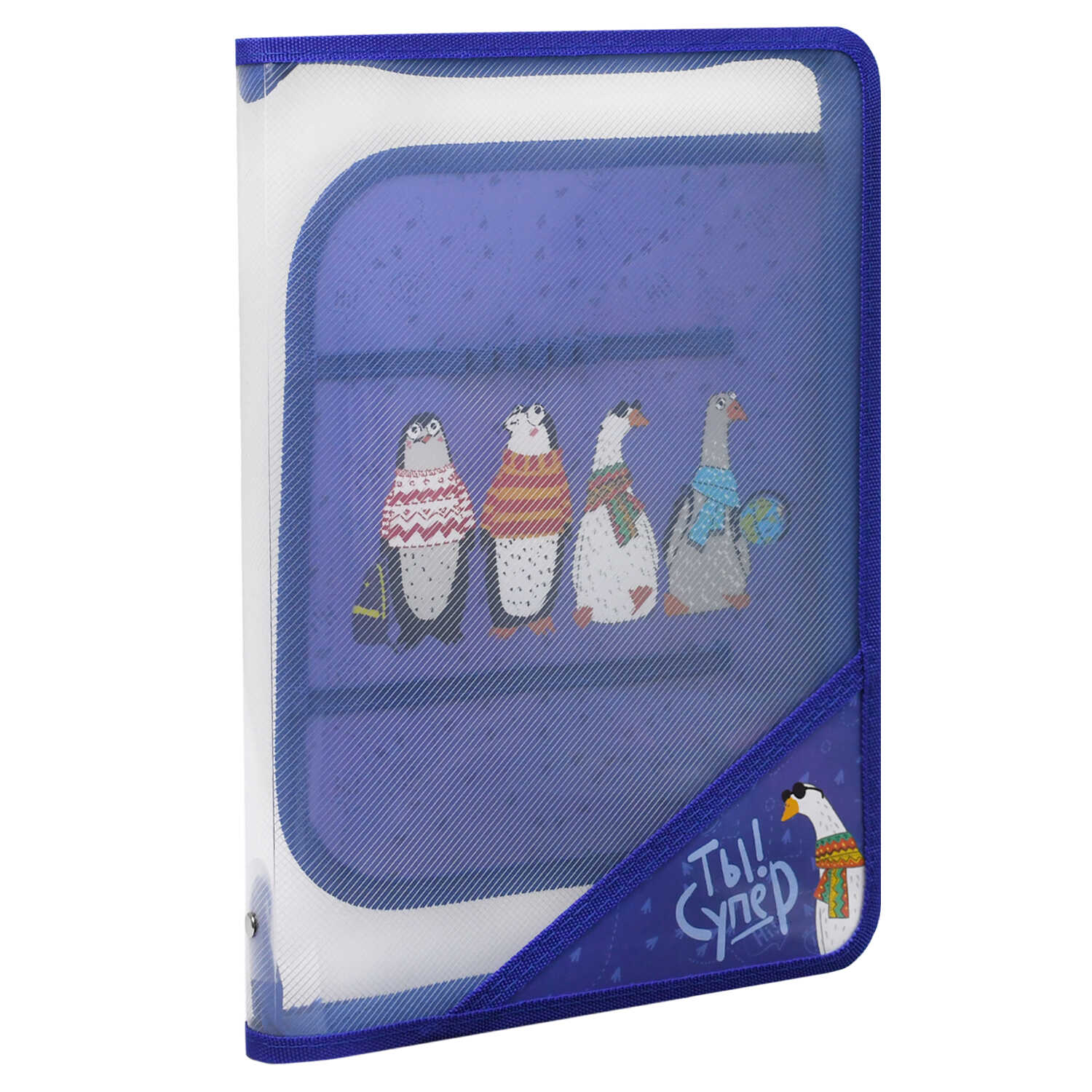 Папка для тетрадей Феникс + Пингвины и гуси А4 - фото 2
