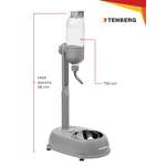 Поилка для собак Сухие усы TENBERG Water Dispenser MAX Grey