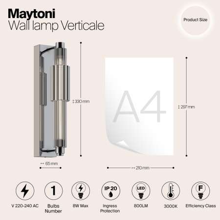 Настенный светильник MAYTONI MOD308WL-L9CH3K