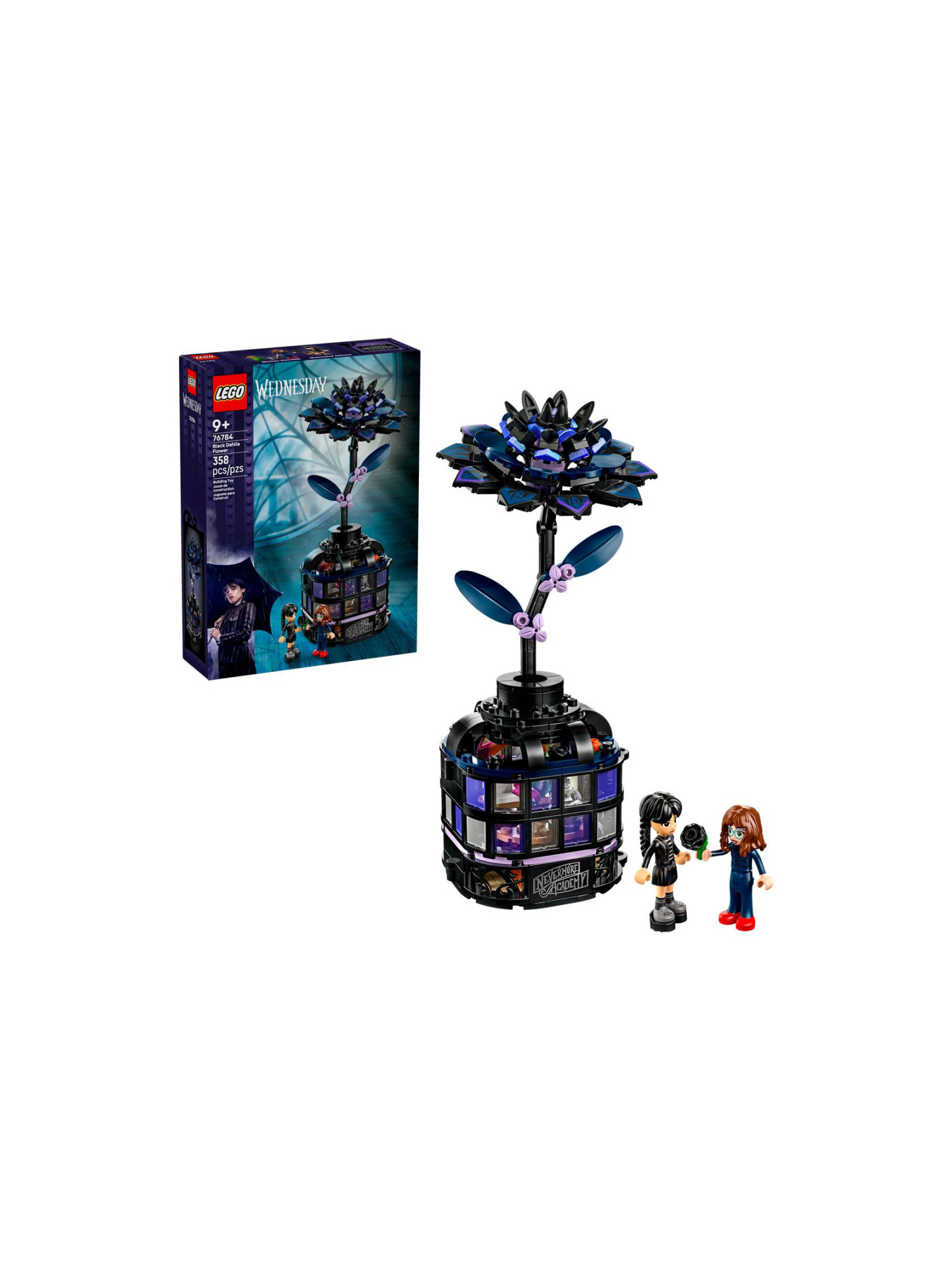Конструктор LEGO Цветок черного георгина 358 дет. - фото 3