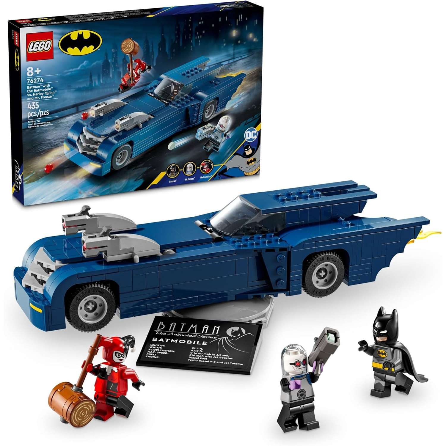 Конструктор LEGO Batman Movie Бэтмен vs Харли Квинн и м.Фриз 435 дет. - фото 1