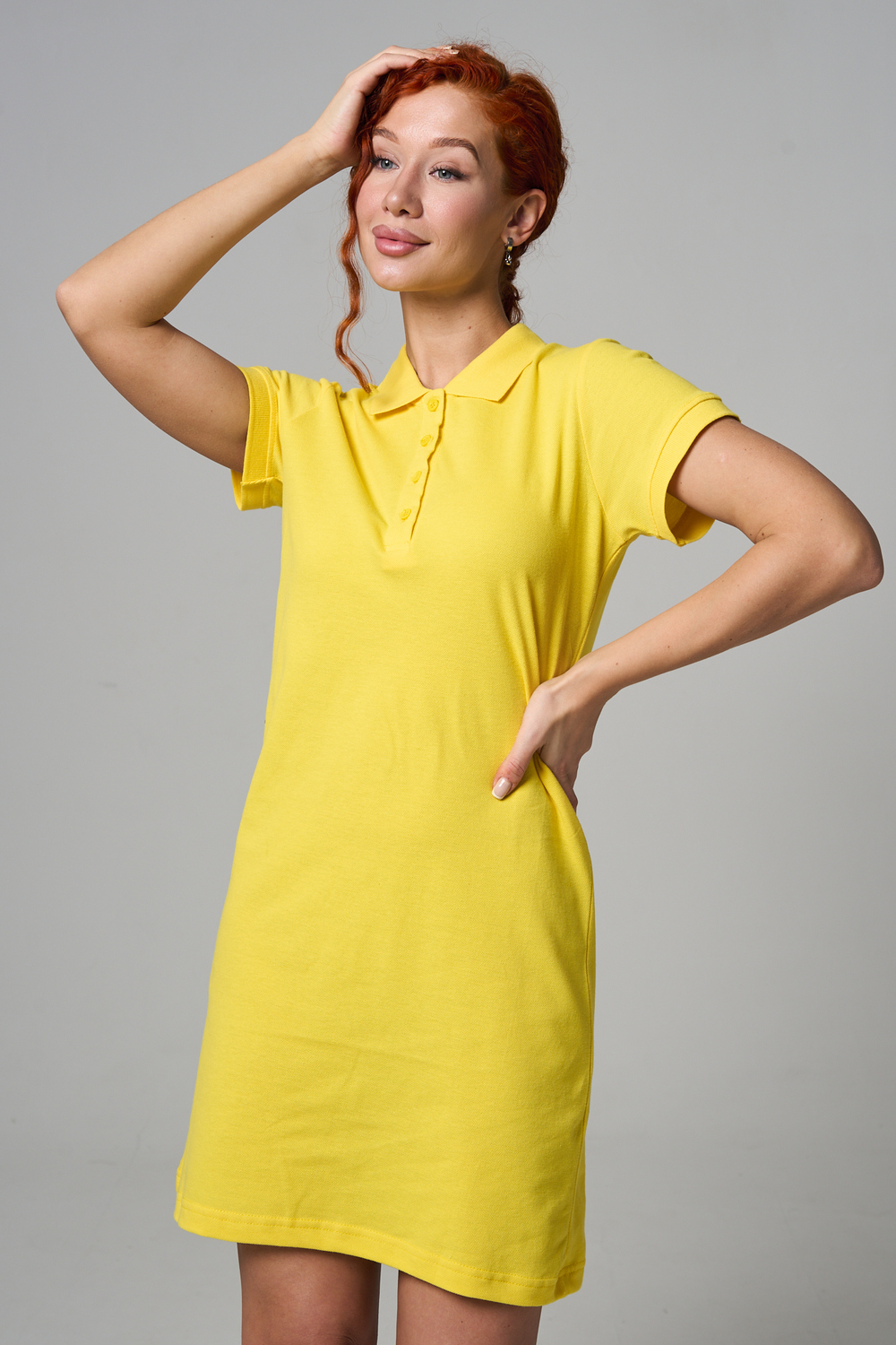 Платье Натали Суслова 14413/1 желтый - фото 19