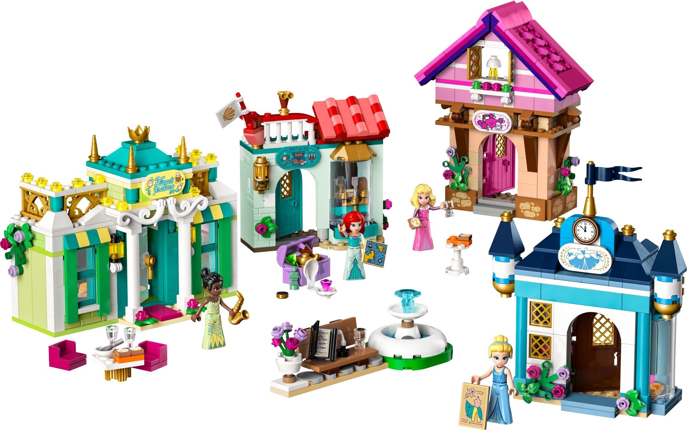 Конструктор LEGO Disney Princess Принцессы на городском рынке 817 дет. - фото 2