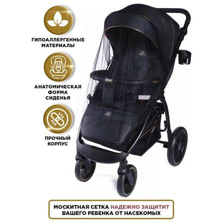 Коляска прогулочная BabyCare Venga Черное золото