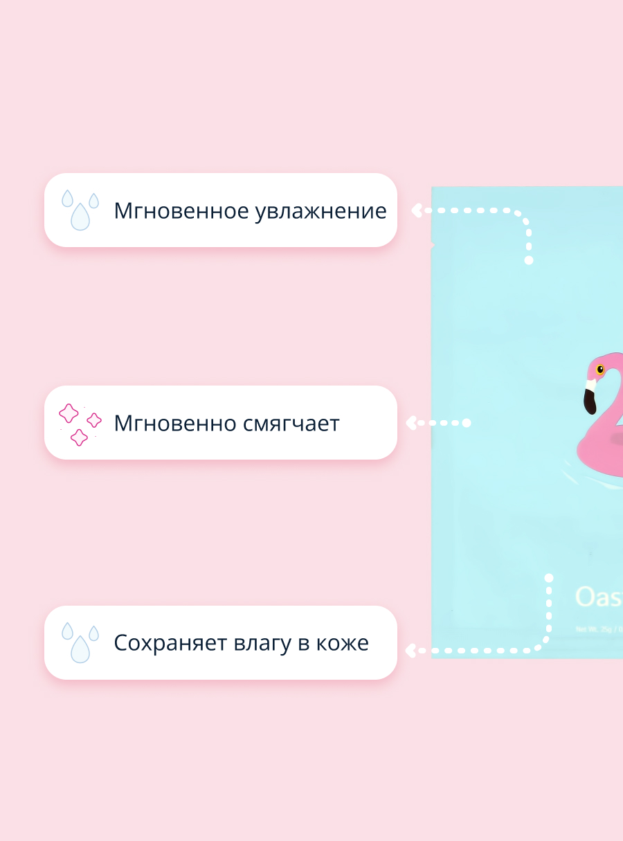 Маска тканевая PACK AGE Oasis супер увлажняющая - фото 3