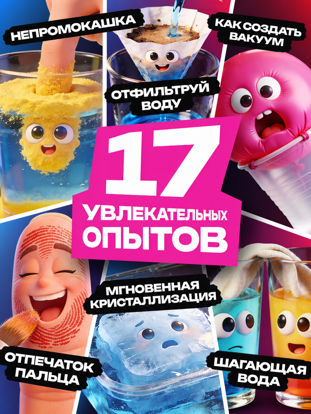 Набор для опытов Master IQ2 17в1 Опыты по физике - фото 6