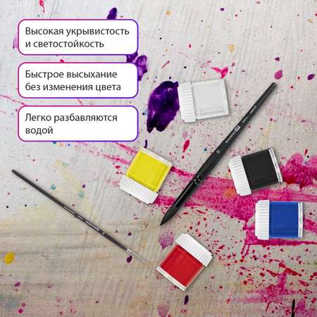 Краски акриловые Brauberg 20 цв.