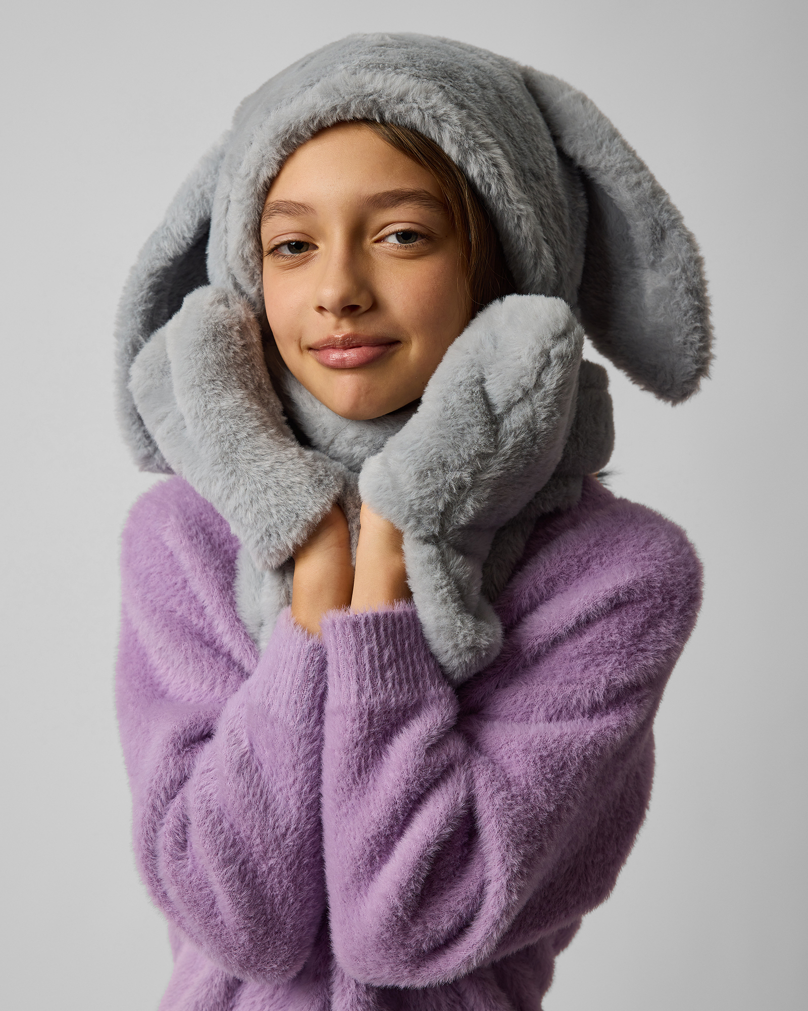 Шапка Grimmo Зайчик W24-CA26GRtg-GG - фото 5