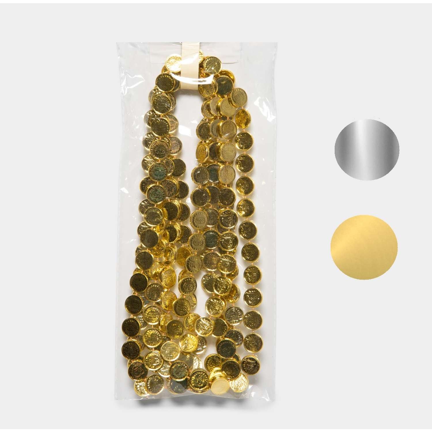 Бусы монетки ё в ассортименте - фото 1