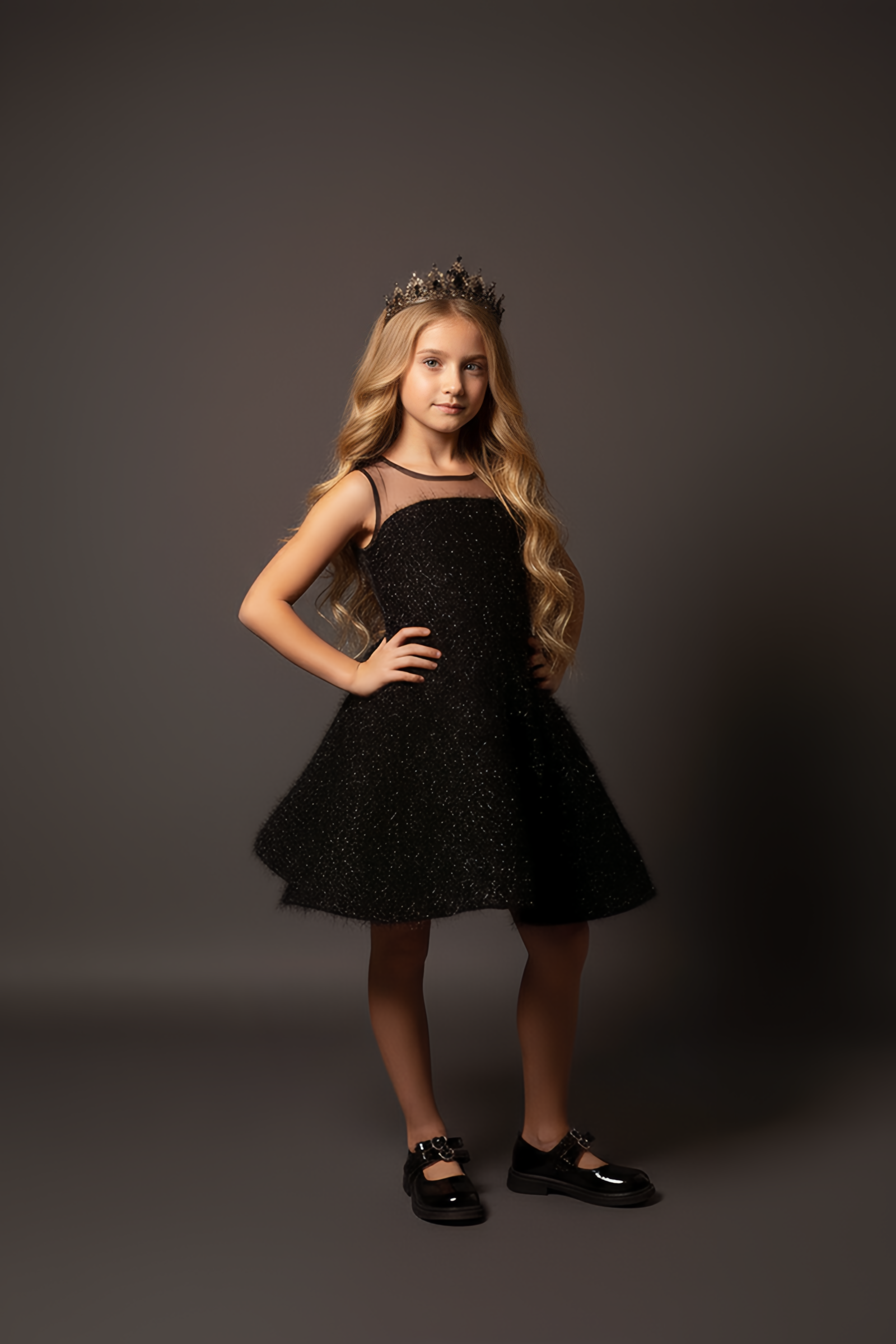 Платье Minilik Платье.Колокольчик.Черное - фото 2