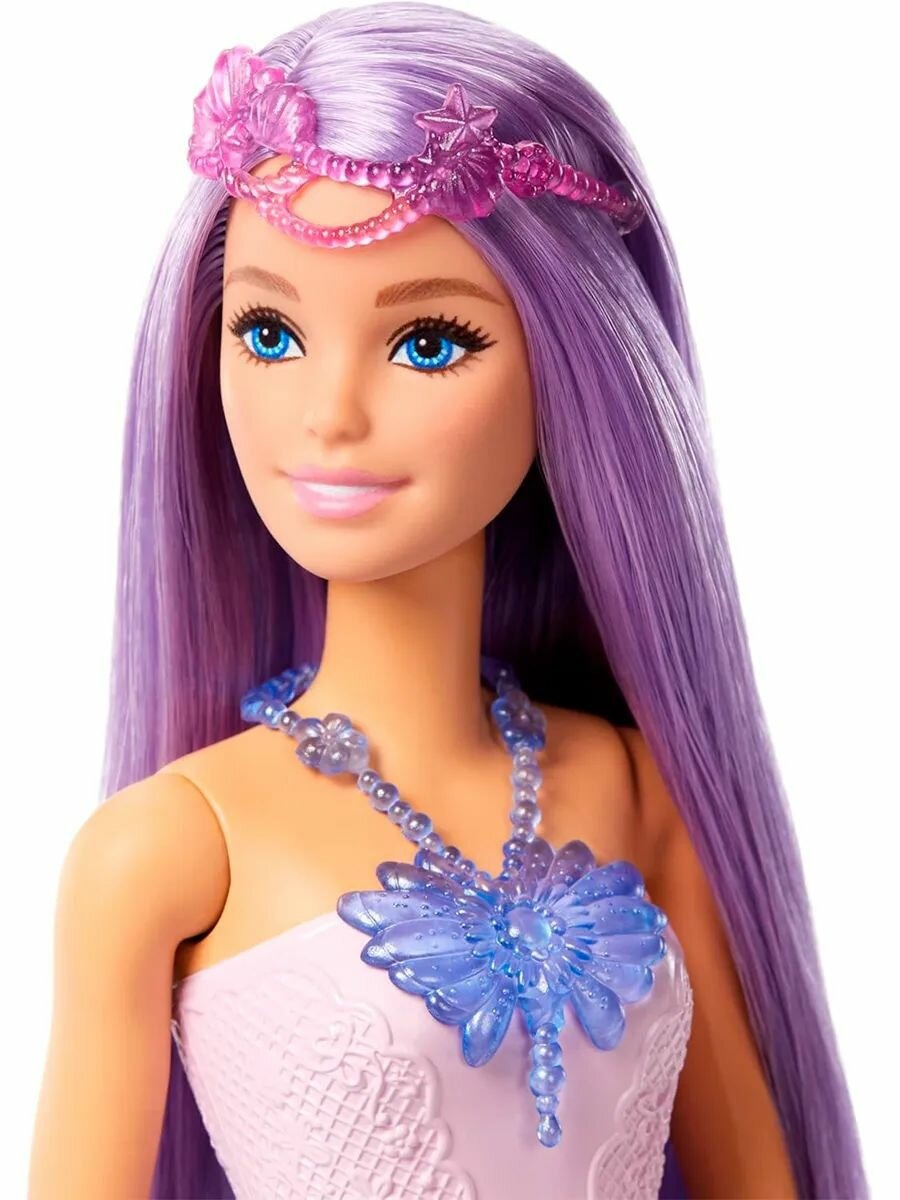 Кукла модельная Barbie JCP74 принцесса фея - русалка высота 29 см JCP74 - фото 6