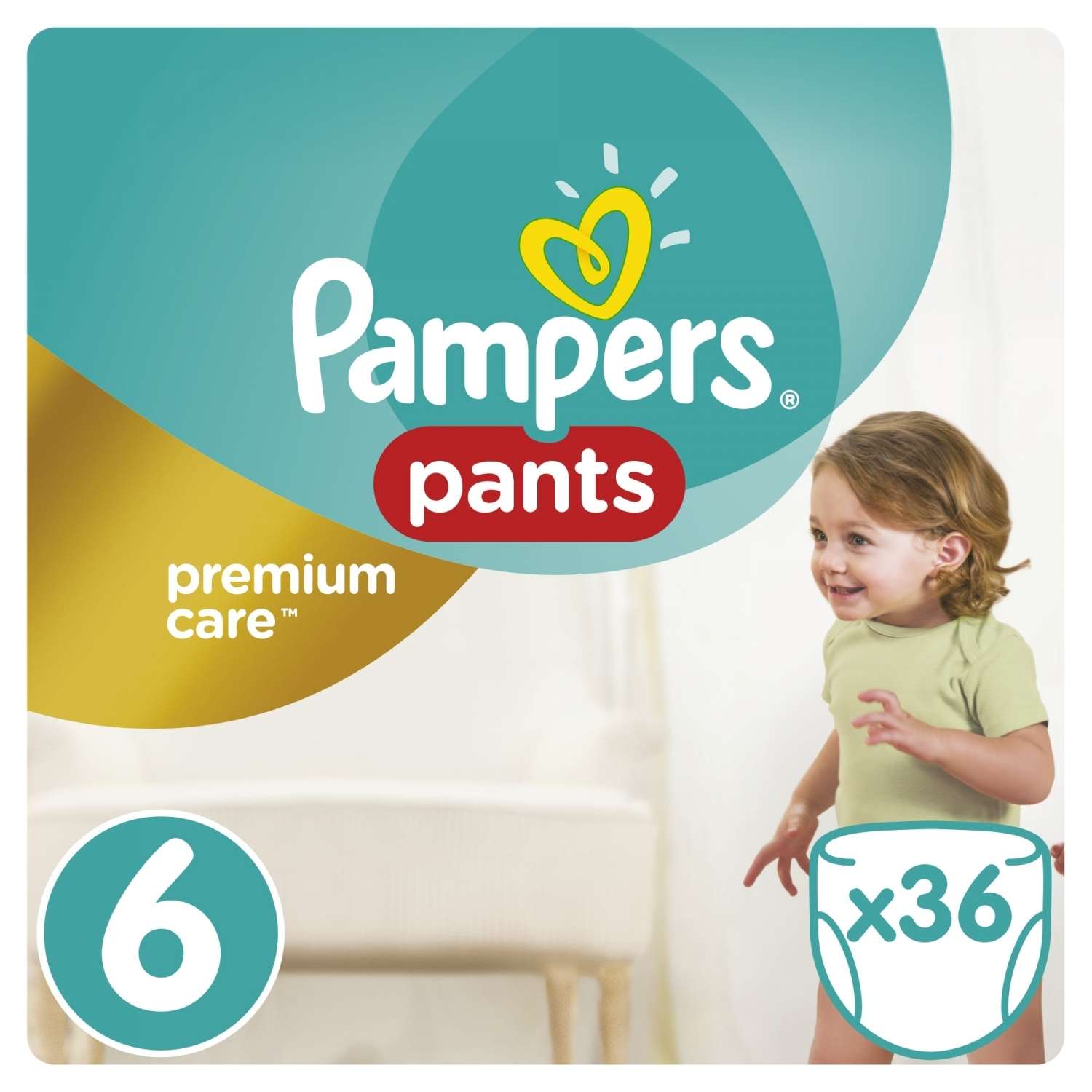 Трусики Pampers Premium Care 6 (15+ кг) 36 шт. - фото 1