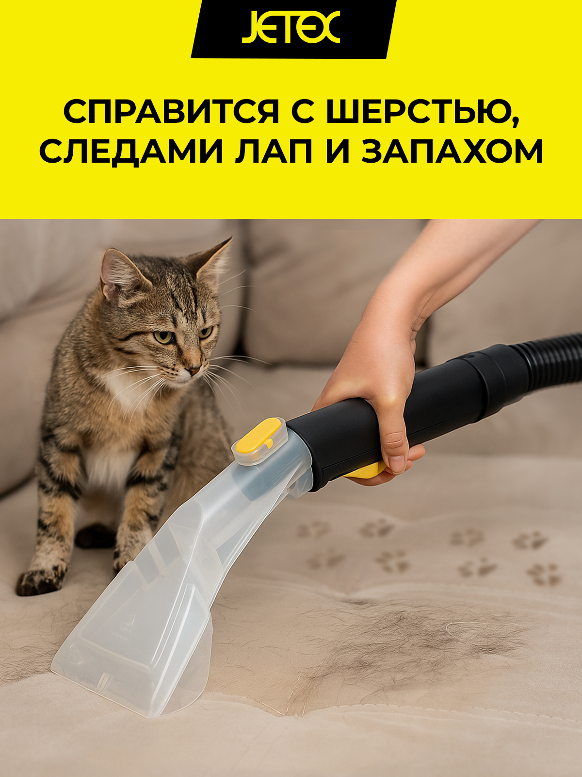 Моющий пылесос JETEX для дома и химчистки сухая и влажная уборка - фото 7