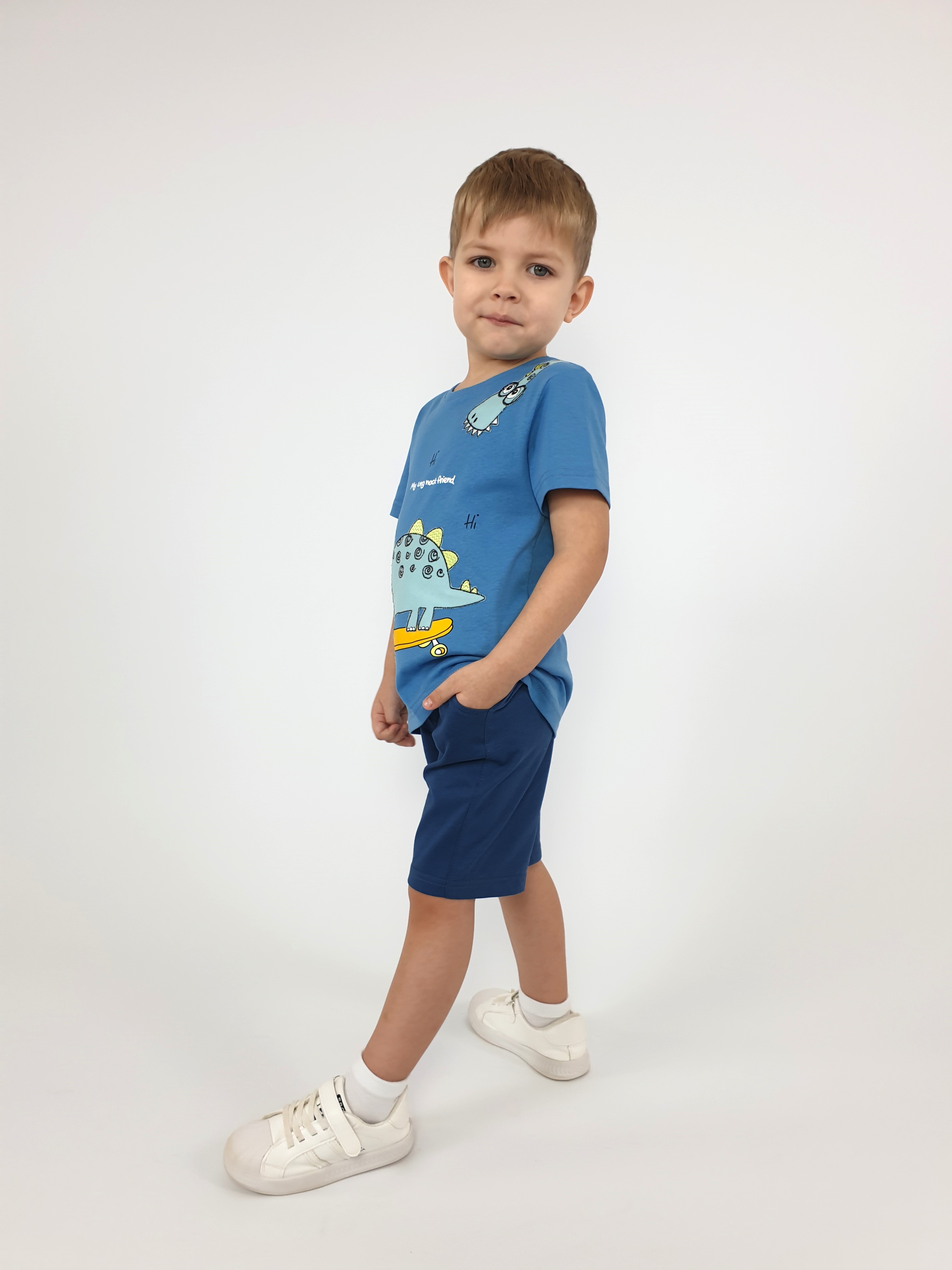 Футболка и шорты Luneva 01-139-3. - фото 5