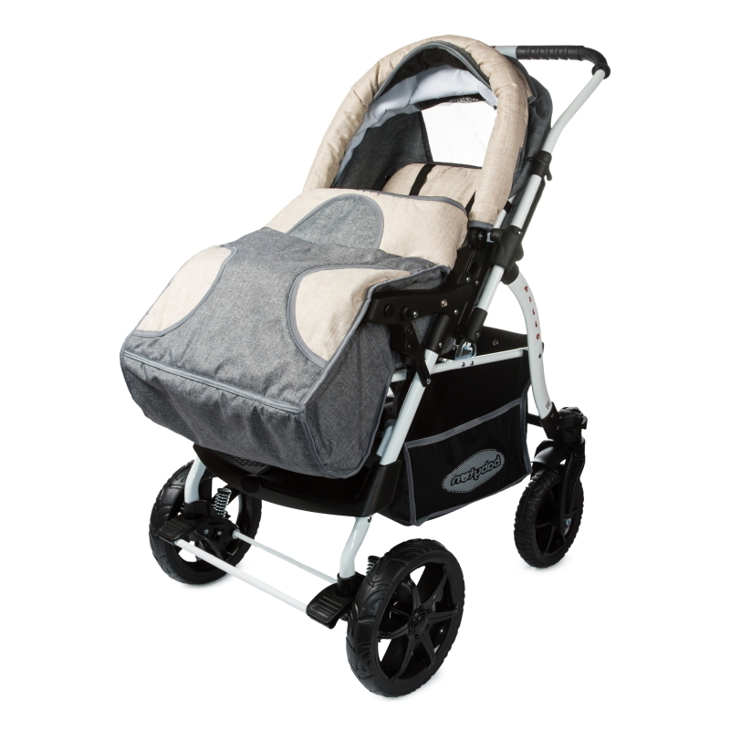 Коляска трансформер Babyton Pillo OX Grey-Beige - фото 8