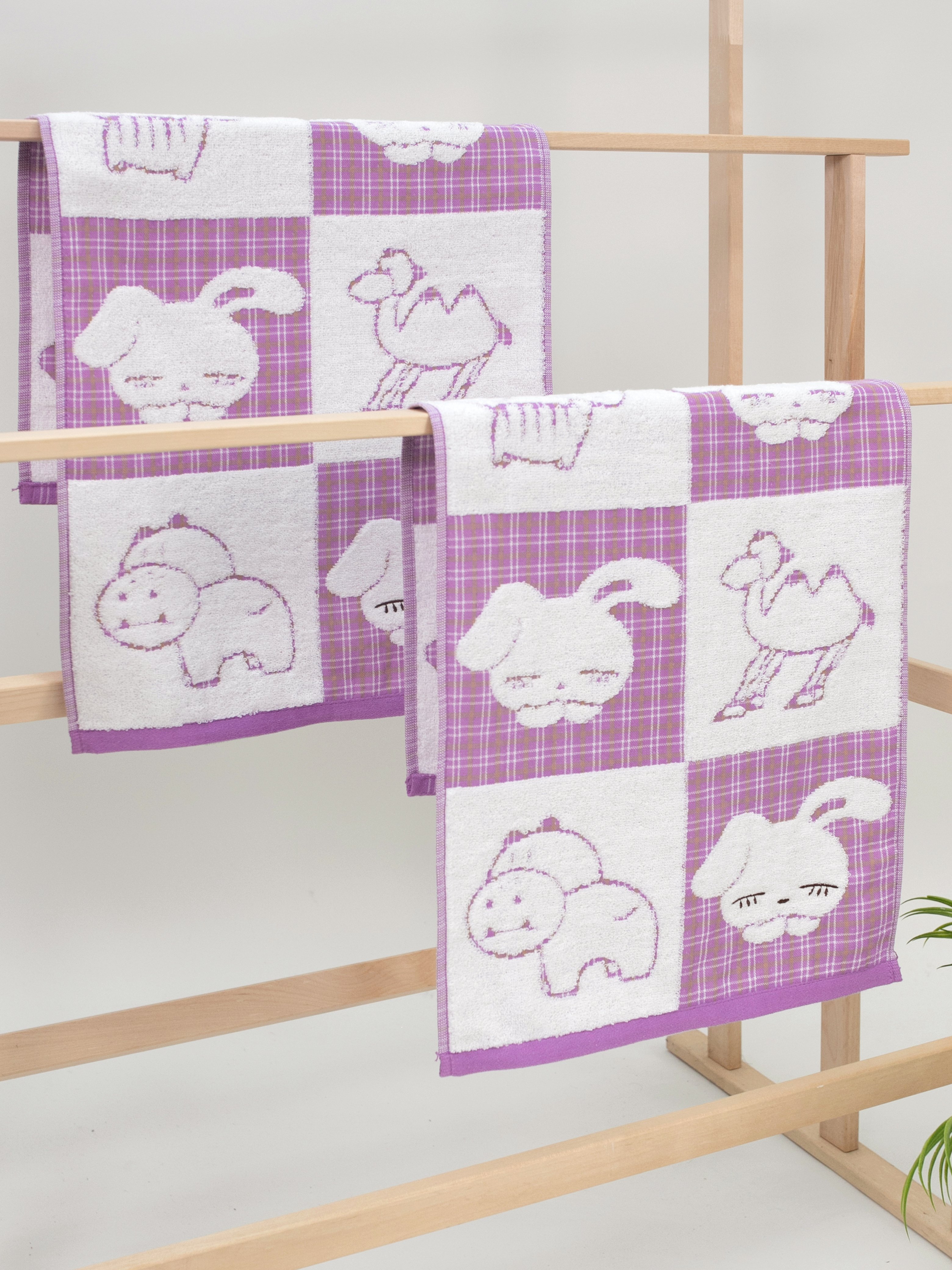 Полотенце Wellness ЗОО_1-75 Набор_2 34 x 76 см 2 шт. - фото 2