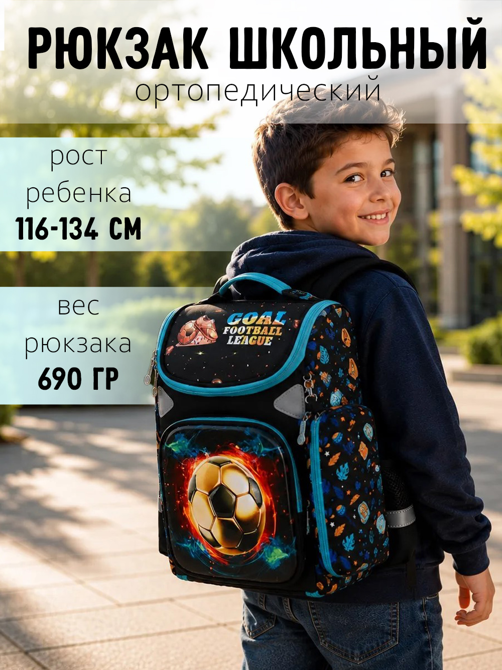 Ранец дошкольный APSIS junior - фото 1