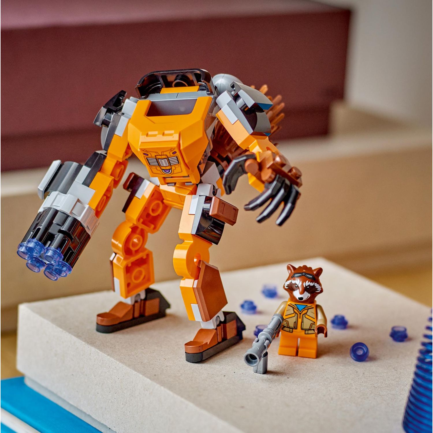 Конструктор LEGO Marvel Super Heroes Броня ракетного робота блочный - фото 8