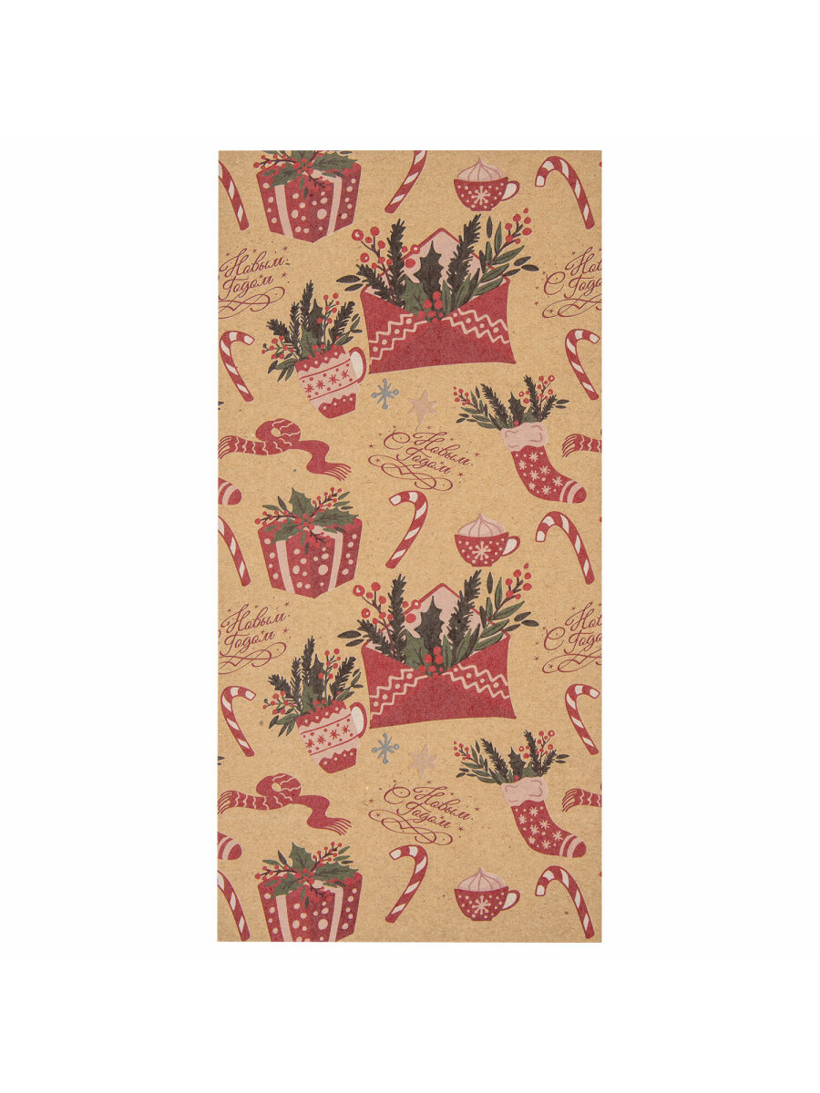 Пакет новогодний подарочный Золотая сказка набор 10 штуки - фото 5