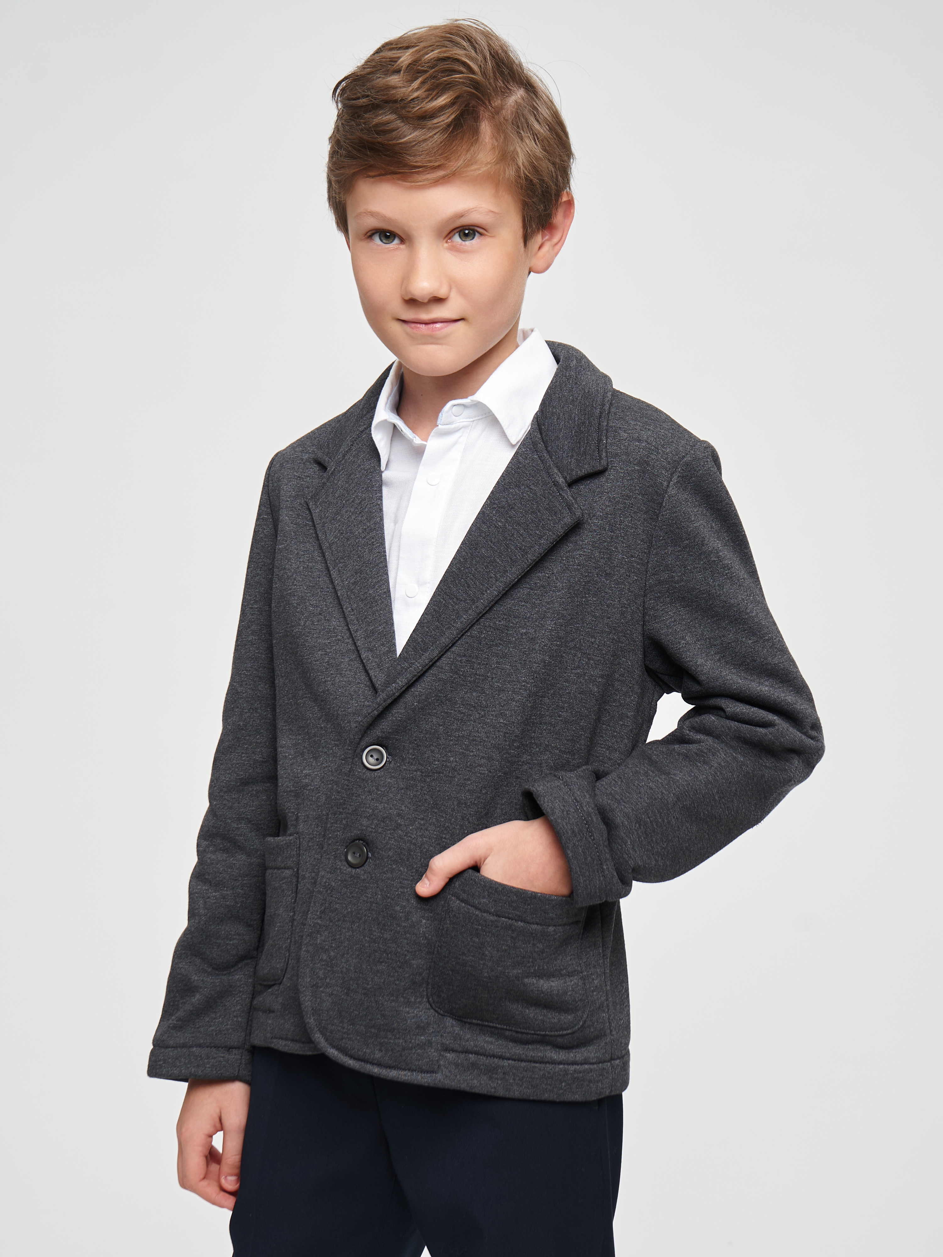 Пиджак Классная школа 001_темно_серыймальчик - фото 6