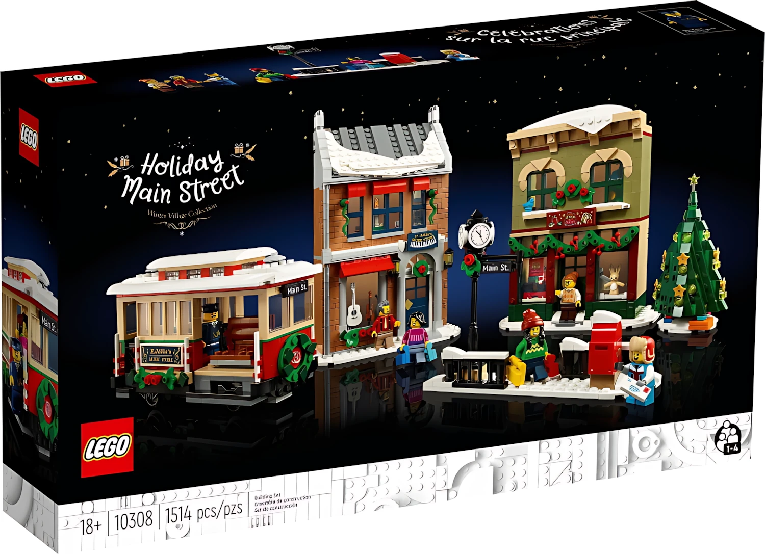 Изображение товара Конструктор LEGO Creator Expert 10308 Зимняя деревня — детали для сборки зимней сцены