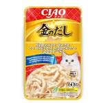 Корм для кошек INABA Ciao Kinnodashi 60г куриное филе со вкусом морского гребешка пауч