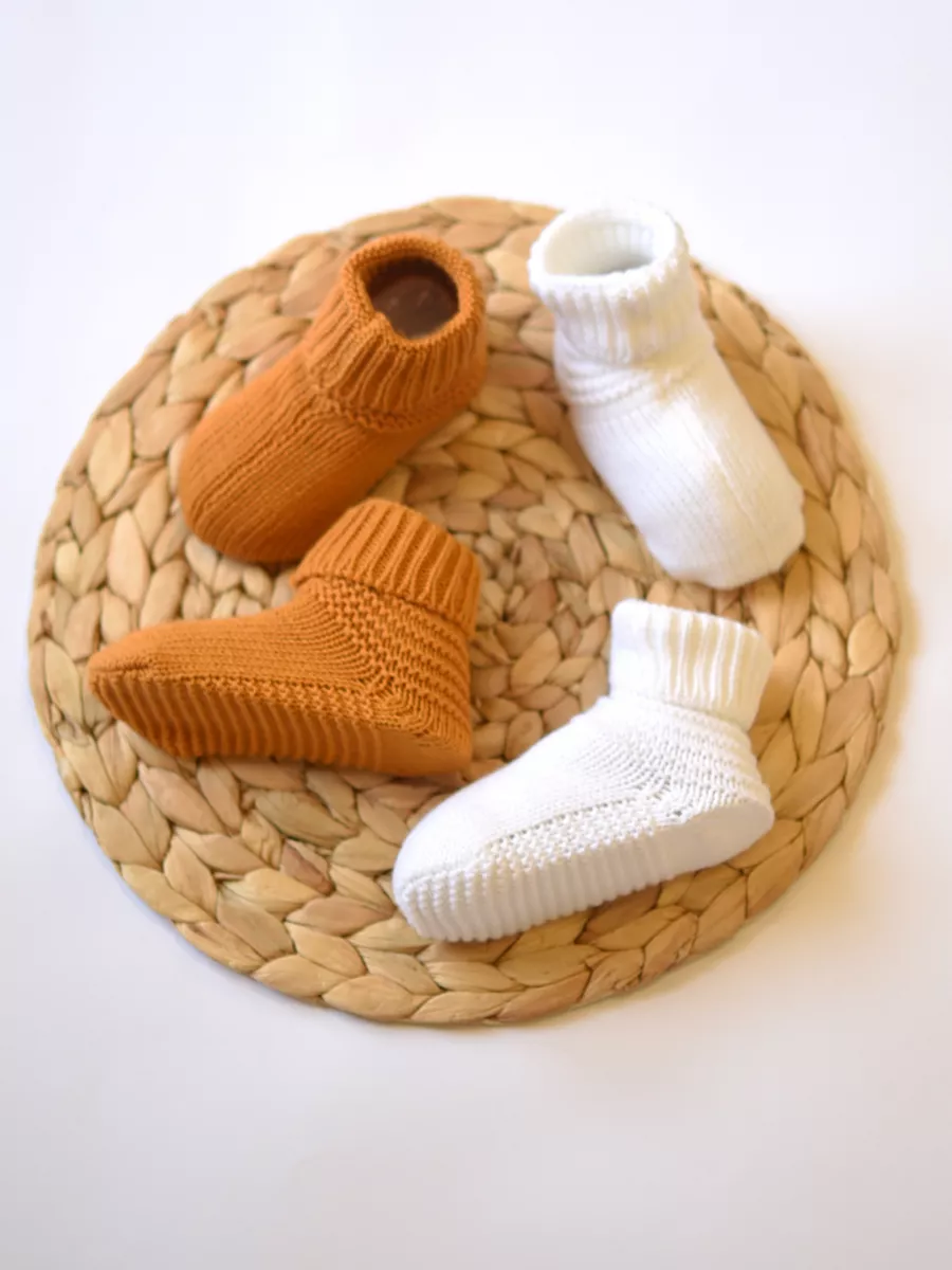 Пинетки 2 пары Совенок Дона В77-651/1-10 - фото 1