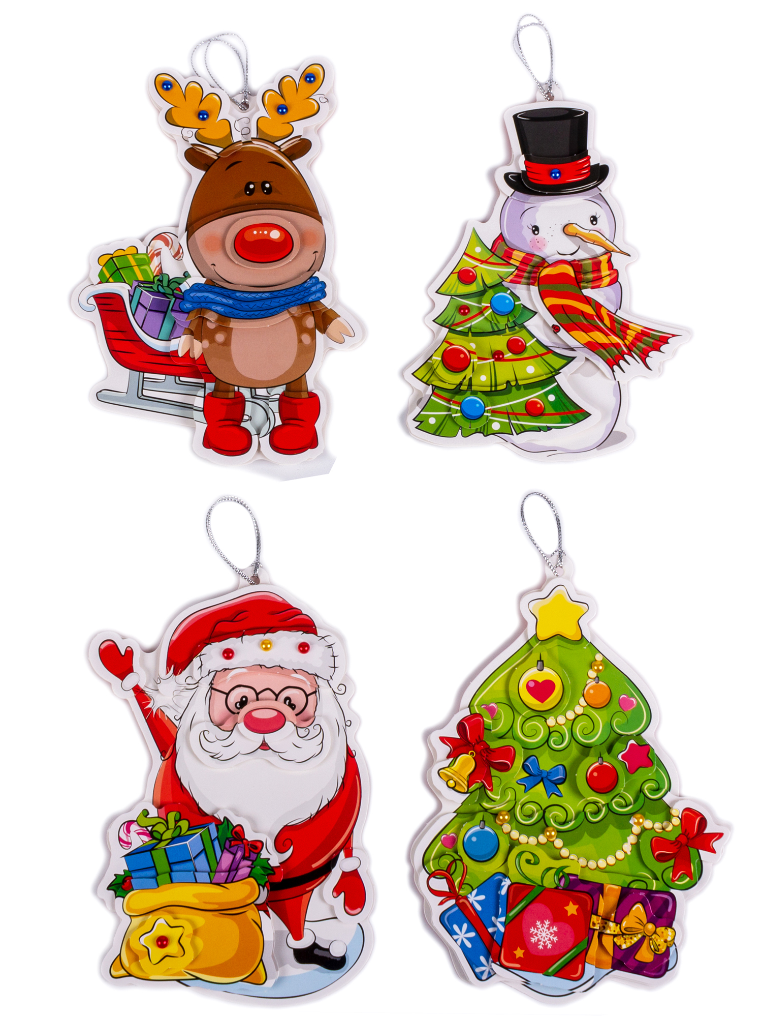 Набор для творчества Дрофа-Медиа Новогодние игрушки аппликация - фото 2