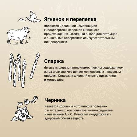 Корм для щенков, беременных и кормящих собак Craftia Natura 7кг миниатюрных и мелких пород из ягненка с перепелкой сухой