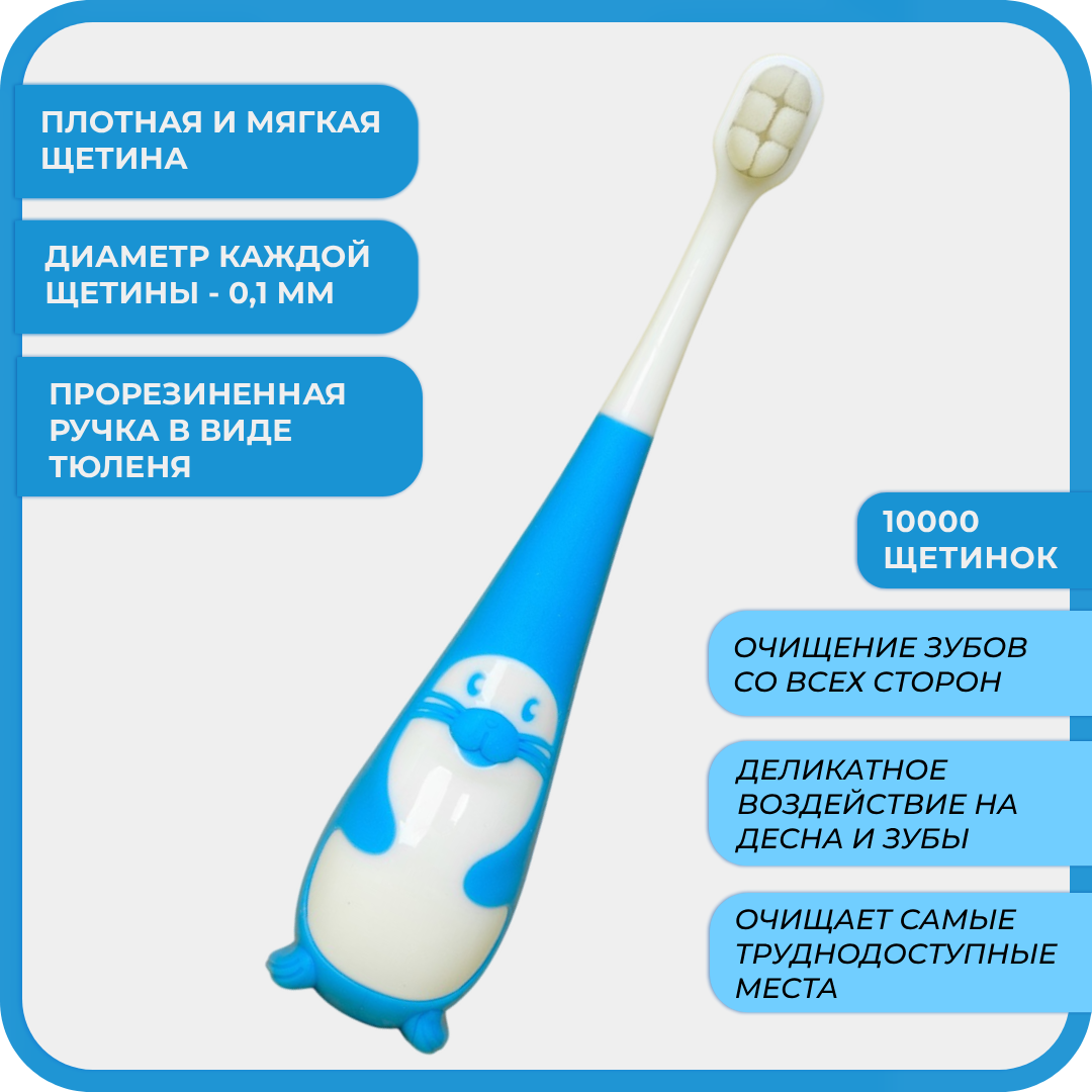 Зубная щетка классическая Чистый Зуб от 2 лет 1 шт. - фото 4