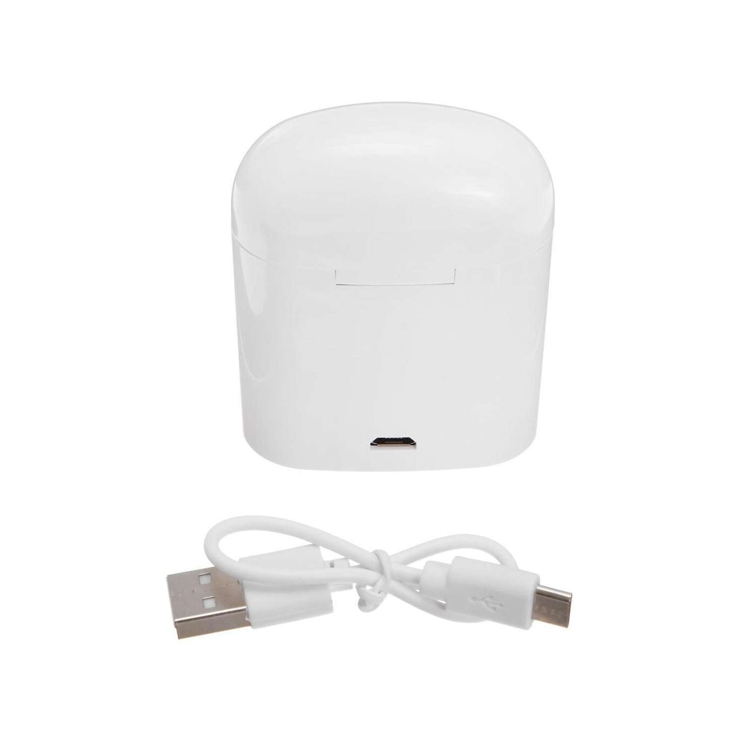 Наушники беспроводные Luazon Home i7S TWS Bluetooth 5.0 65/400мАч белые 4381727 - фото 7