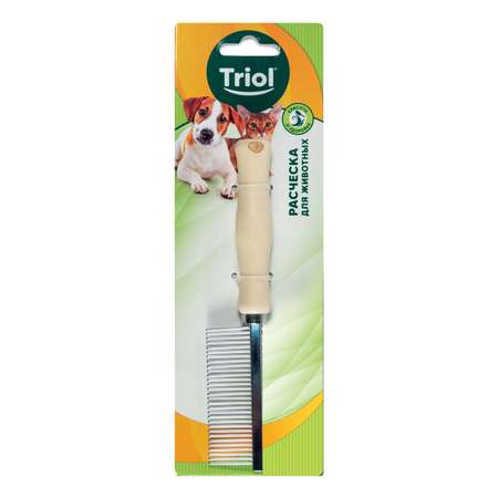 Расческа для животных Triol Классика комбинированная 17.5*3.5см