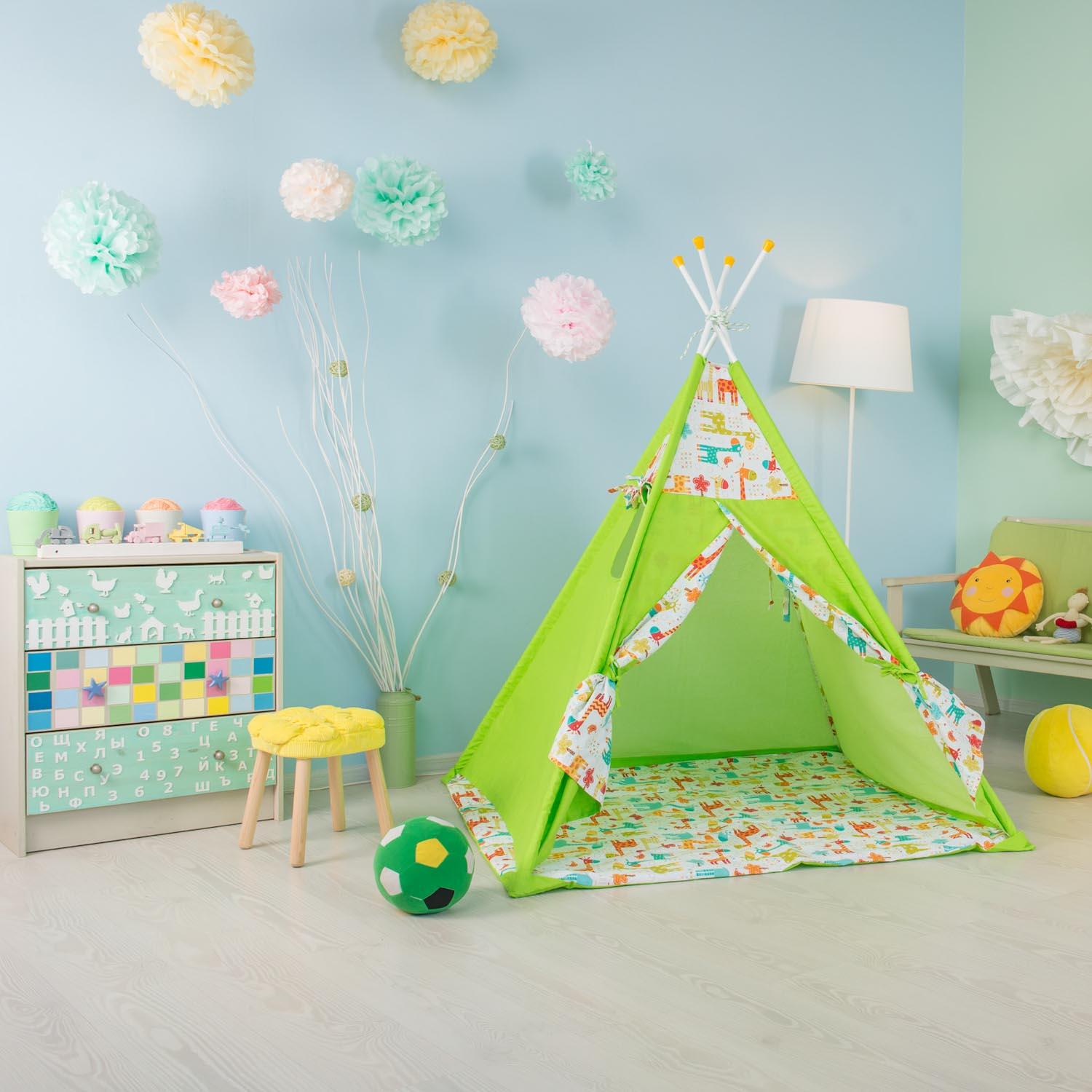 Палатка Polini kids Жираф - фото 8