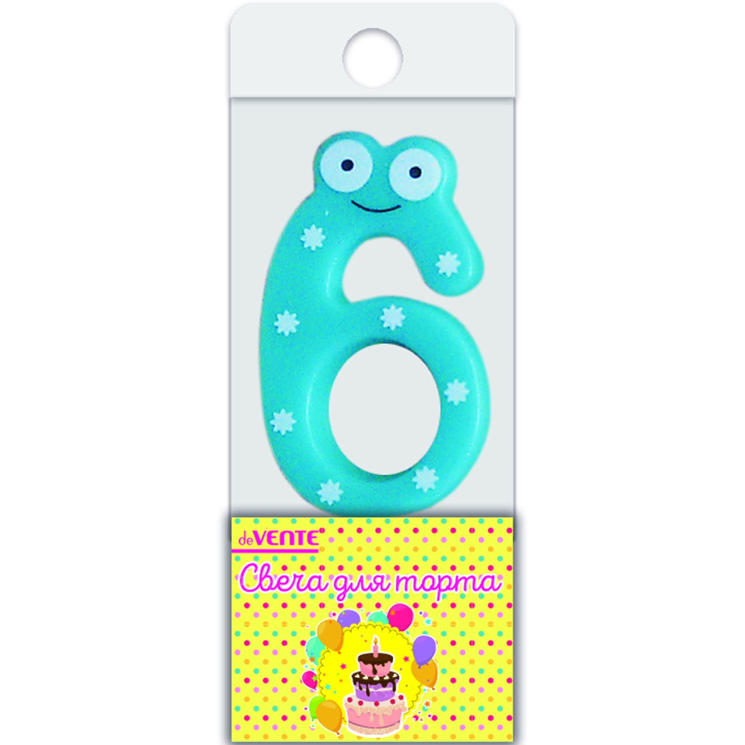 Свечи для торта deVENTE смешная 6 - фото 1