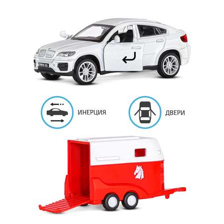 Внедорожник АВТОпанорама BMW X6 1:42