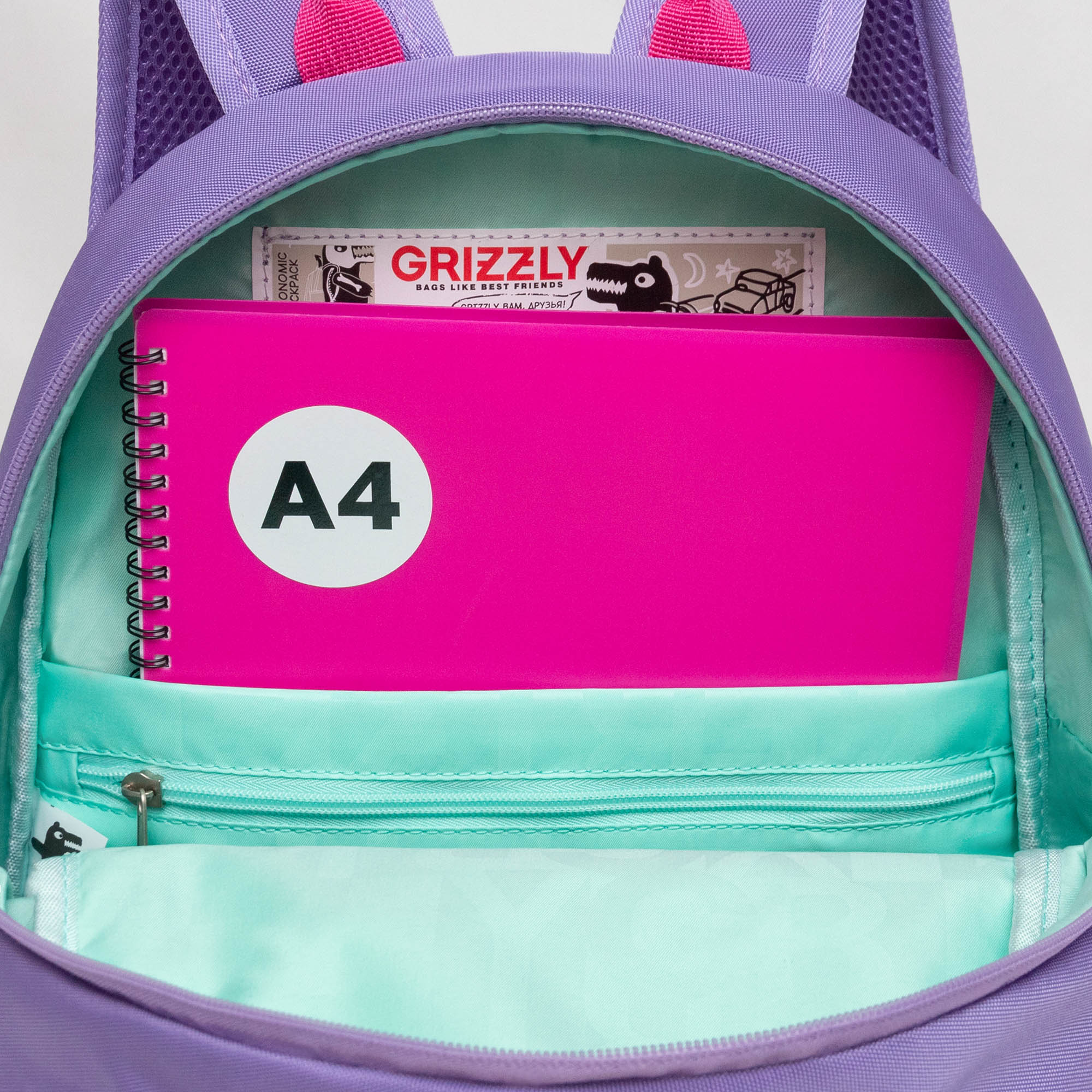 Рюкзак Grizzly для девочки - фото 5