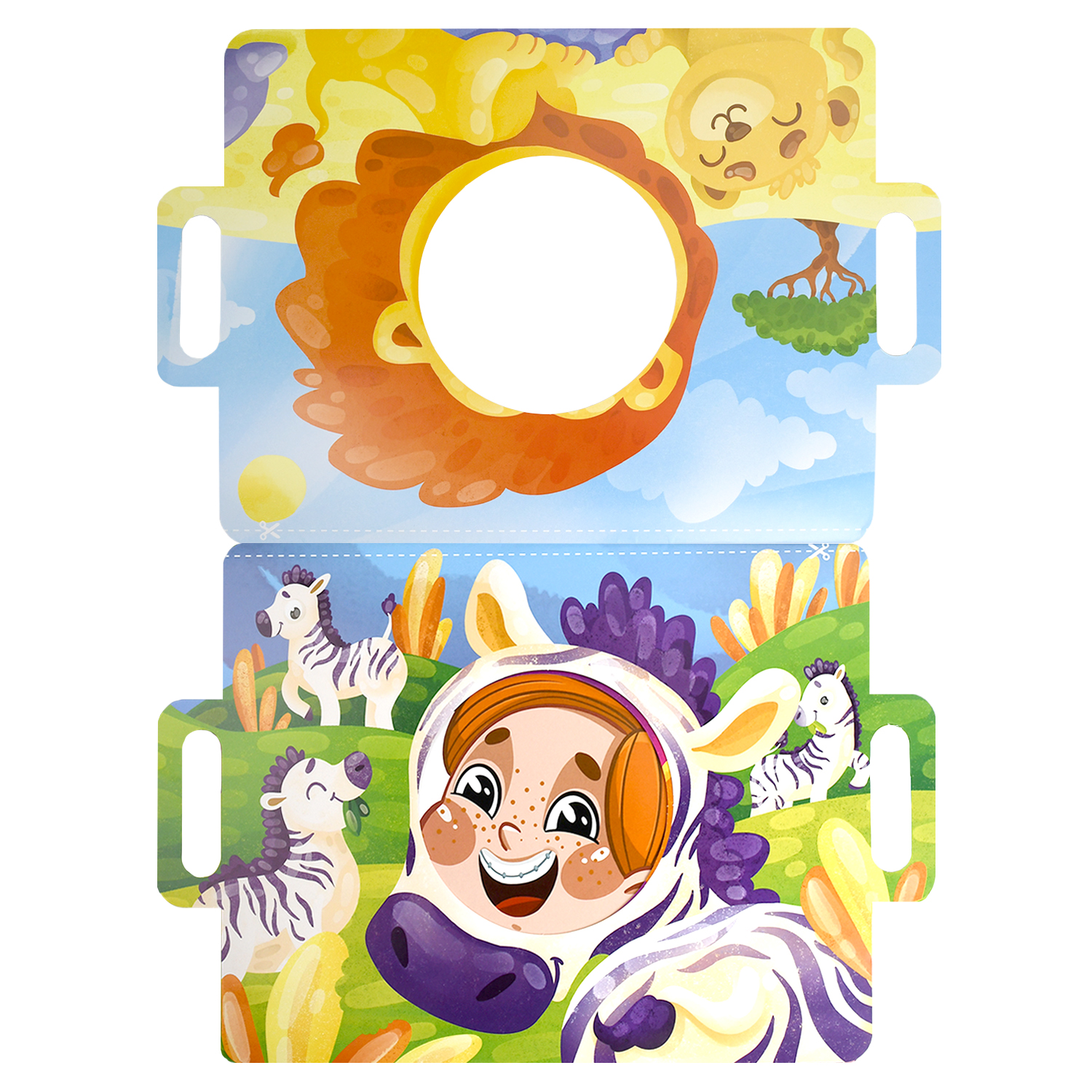 Книга игра для малышей ФЕНИКС+ с масками Сегодня я Заяц - фото 3