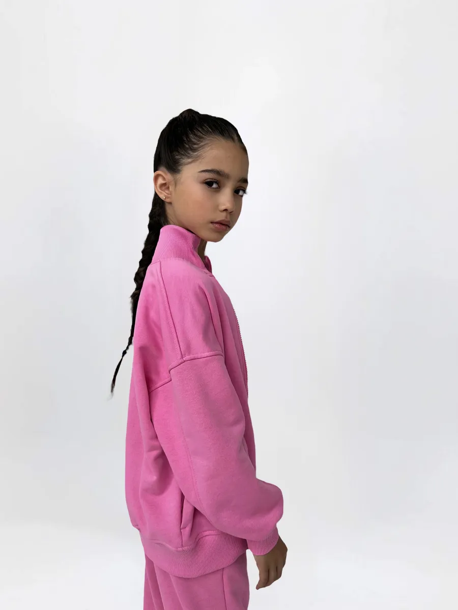 Толстовка ROOMY ESSENCE STREEThd/pink - фото 6