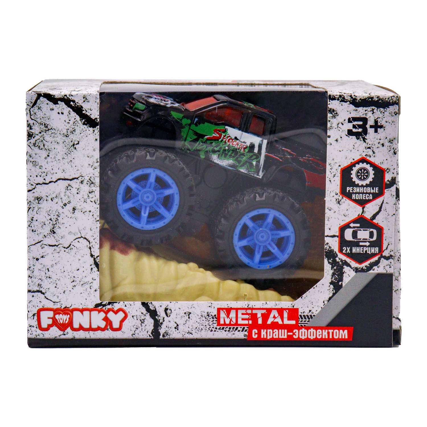 Внедорожник Funky Toys черный FT8485-7 - фото 3