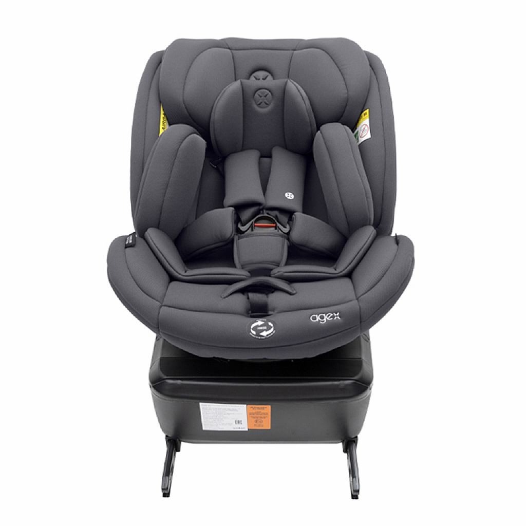 Автокресло agex Comfort i-Fix Isofix 0+/1/2/3 (0-36 кг) серый - фото 5
