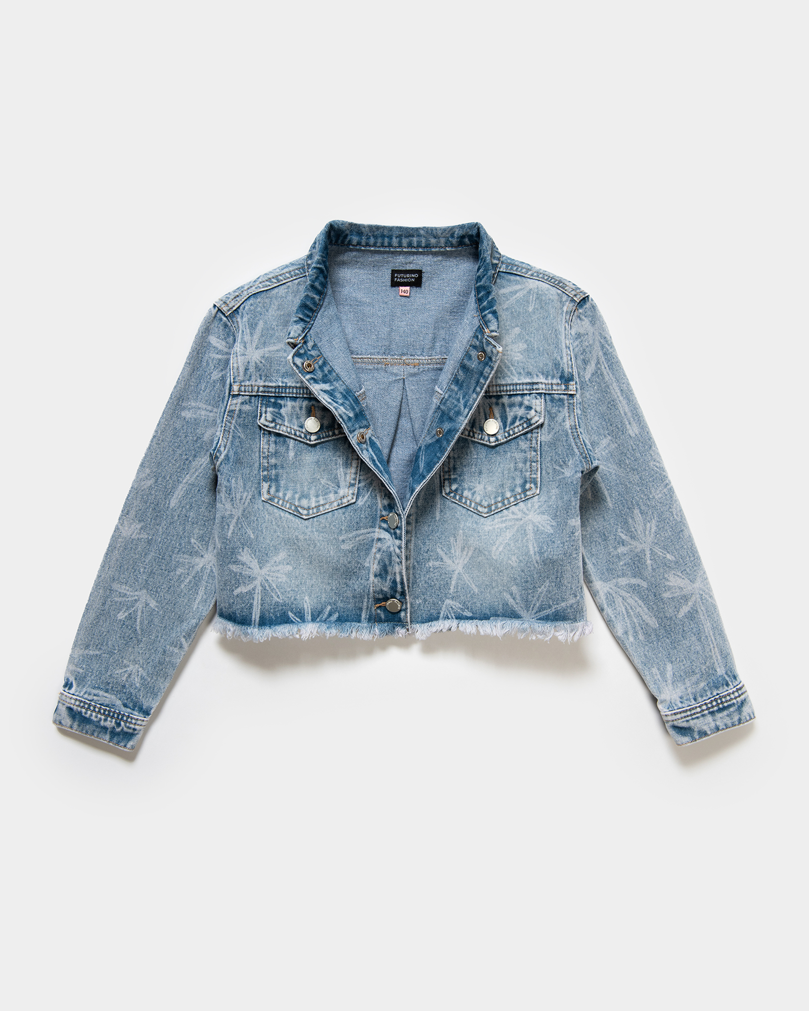 Джинсовая куртка Futurino Fashion S25FF-2GD35tg-55 - фото 4