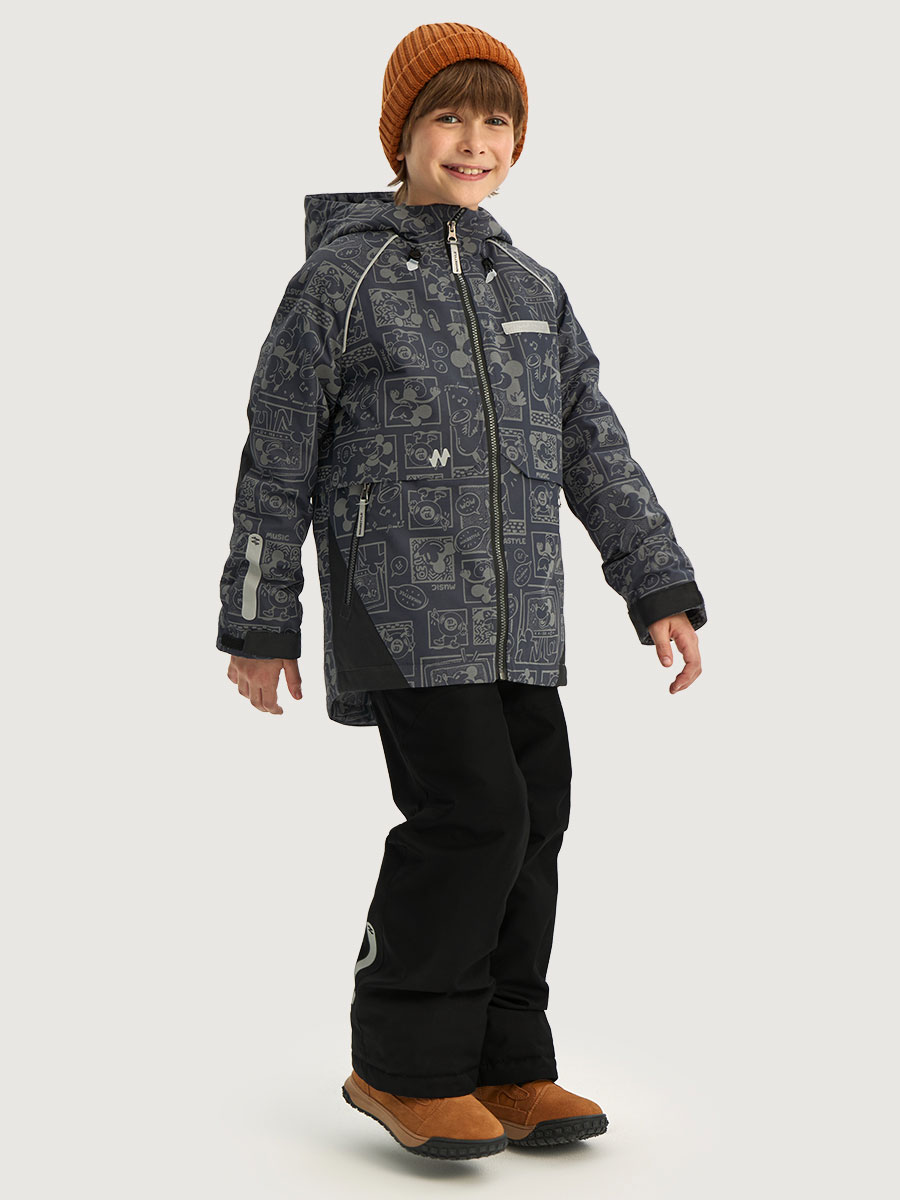 Костюм NIKASTYLE 7м2126 графит/черный - фото 4