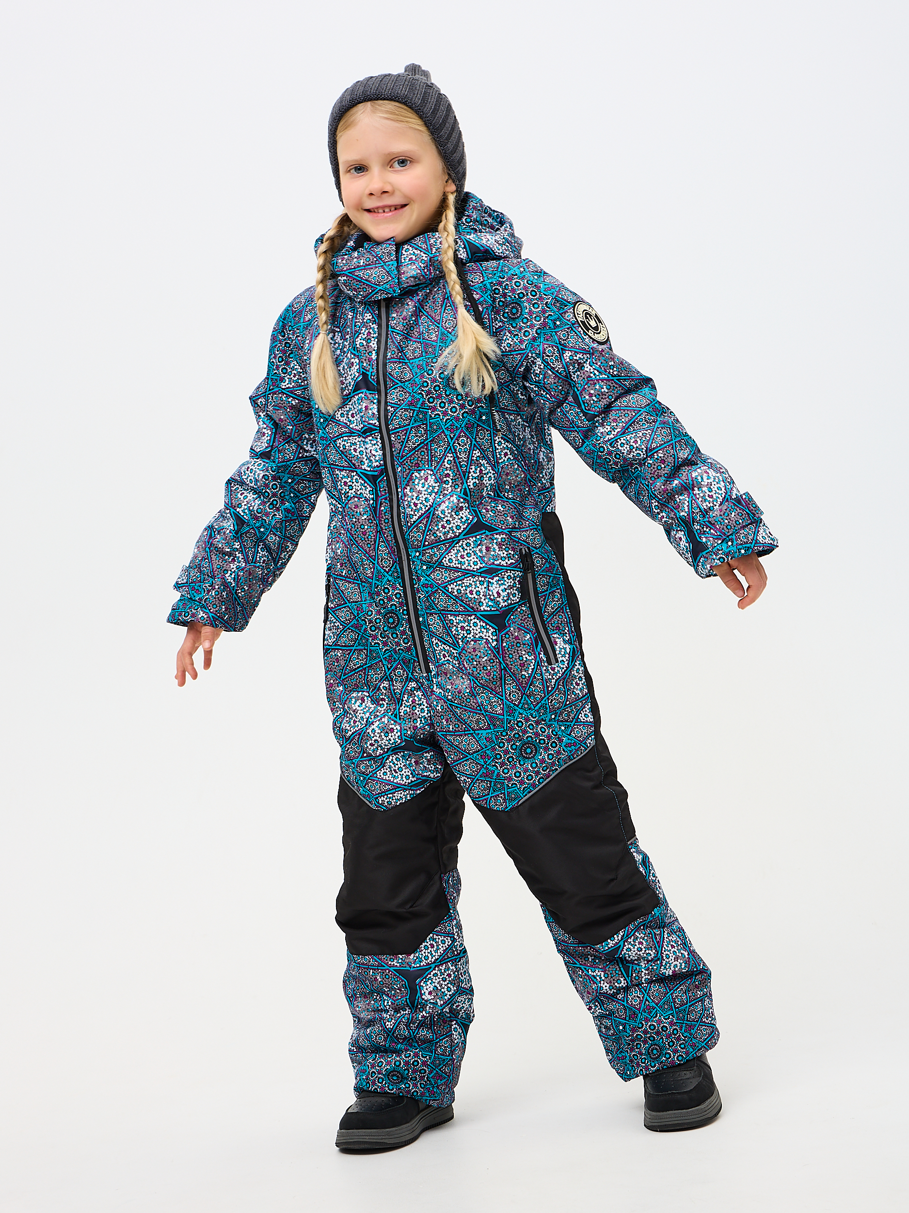 Комбинезон Kvartet 854 т.сер-голубой - фото 9