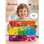 Игрушка Alatoys бизиборд РАДУГА на английском языке