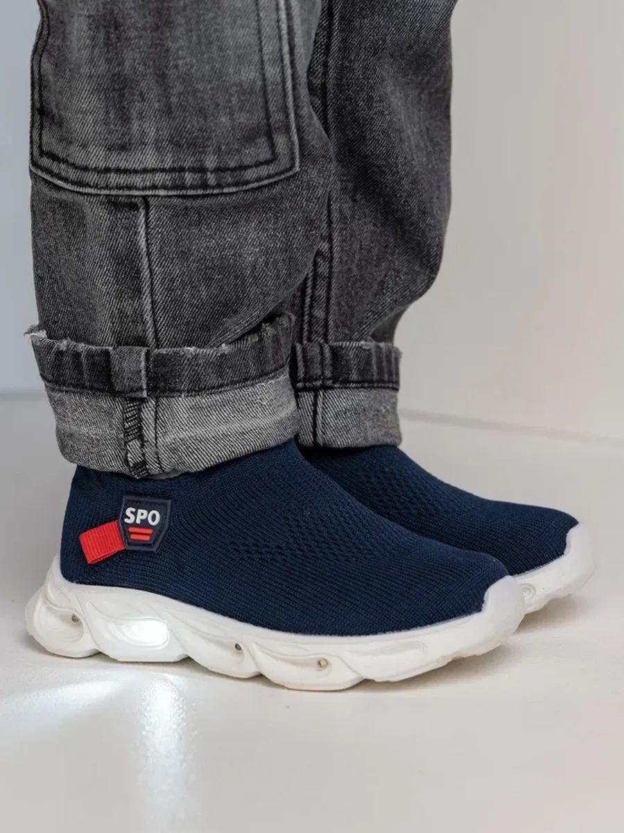 Слипоны ТопТошкин 26-G-син - фото 6