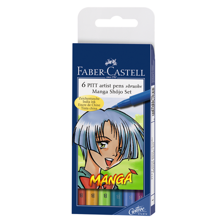 Ручка капиллярная Faber Castell 6 шт.