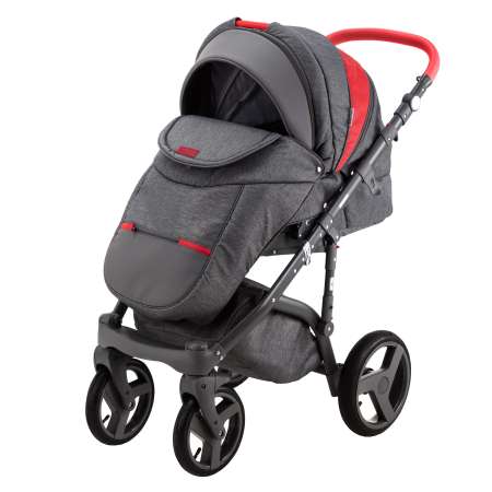 Коляска 2в1 BeBe-mobile серый