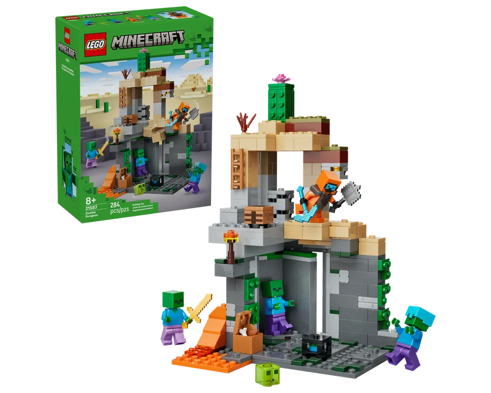 Конструктор LEGO Minecraft 21587 Подземелье зомби - фото 3