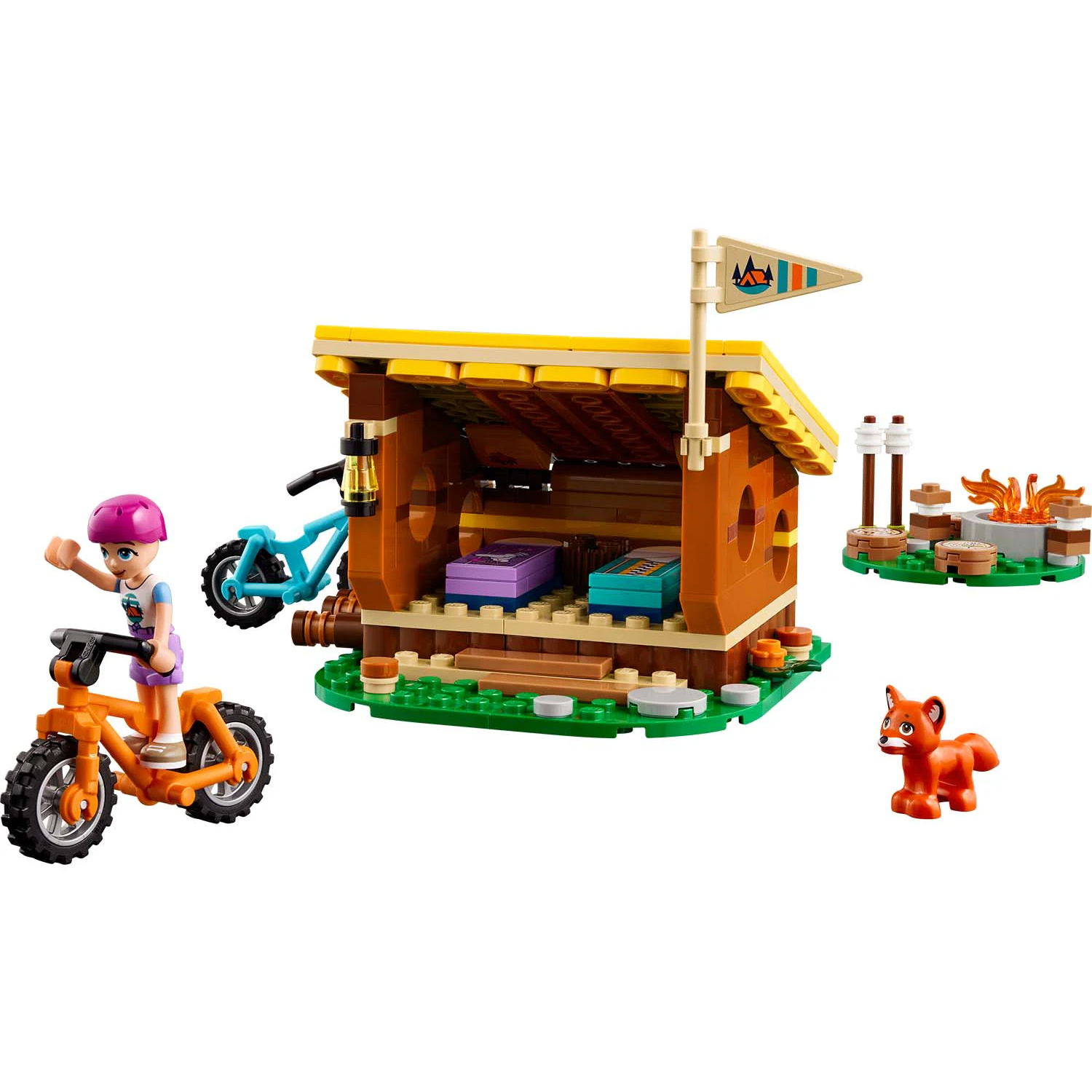 Конструктор LEGO Friends Домики в летнем лагере блочный - фото 3